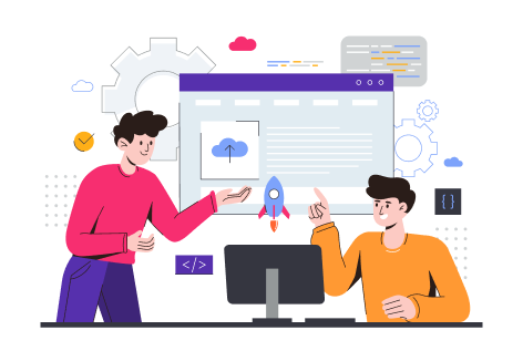 web-development-team-working-on-website-launch
